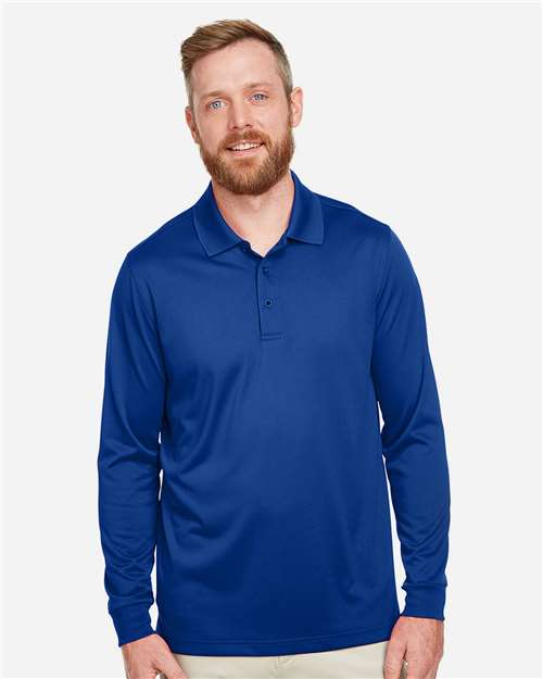 Men's Advantage Snag Protection Plus IL Long Sleeve Polo - True Royal