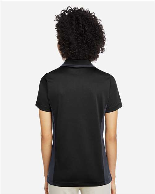 Women's Flash Snag Protection Plus IL Colorblock Polo - Black/ Dark Charcoal