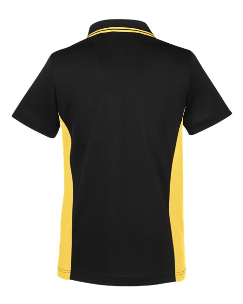 Women's Flash Snag Protection Plus IL Colorblock Polo - Black/ Sunray Yellow