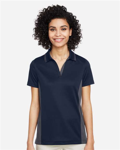 Women's Flash Snag Protection Plus IL Colorblock Polo - Dark Navy/ Dark Charcoal
