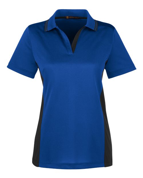 Women's Flash Snag Protection Plus IL Colorblock Polo - True Royal/ Black