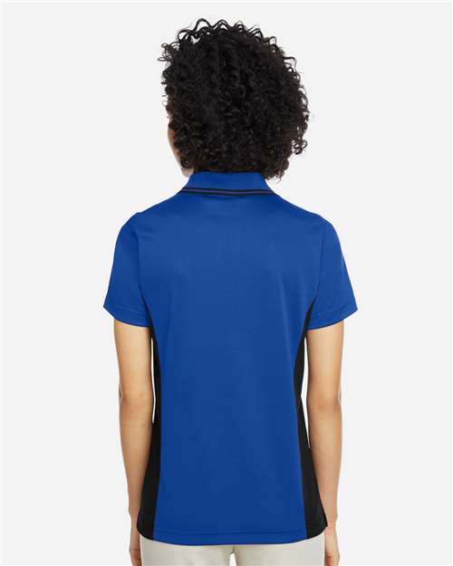 Women's Flash Snag Protection Plus IL Colorblock Polo - True Royal/ Black