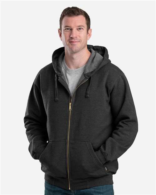 Men's Heritage Full-Zip Hooded Sweatshirt - Black