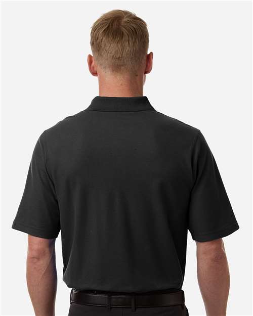 Men's Tall Maverick CVC Pique Polo - Black