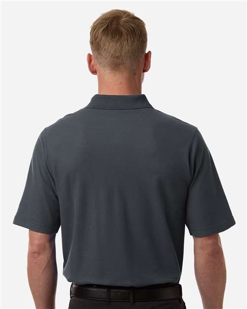 Men's Tall Maverick CVC Pique Polo - Dark Charcoal