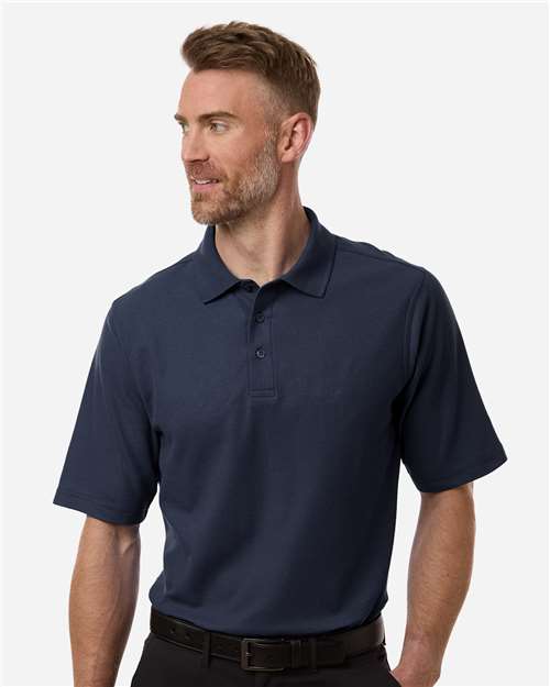 Men's Tall Maverick CVC Pique Polo - Dark Navy