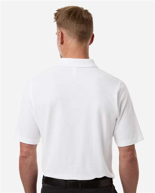 Men's Tall Maverick CVC Pique Polo - White