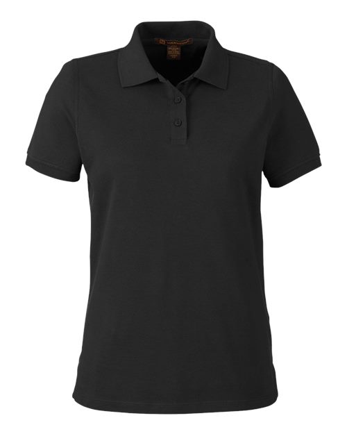 Women's Valiant Cotton Snag Protect Polo - Black