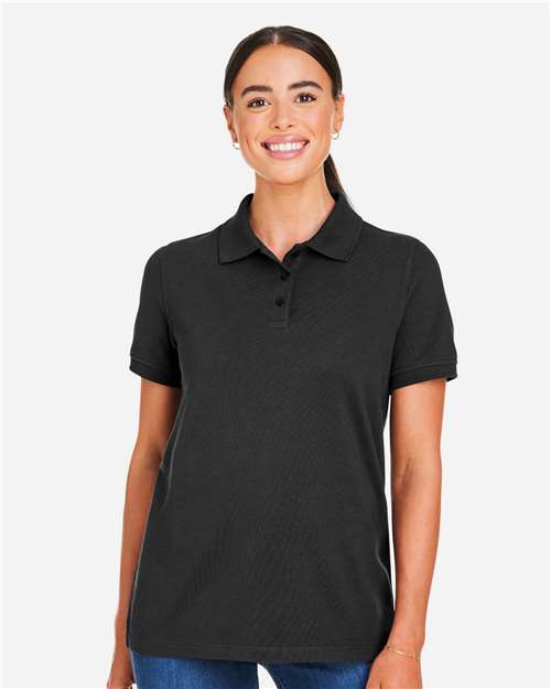 Women's Valiant Cotton Snag Protect Polo - Black