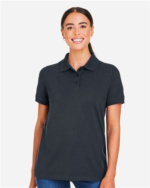Women's Valiant Cotton Snag Protect Polo - Dark Charcoal