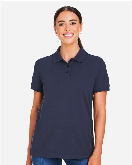 Women's Valiant Cotton Snag Protect Polo - Dark Navy