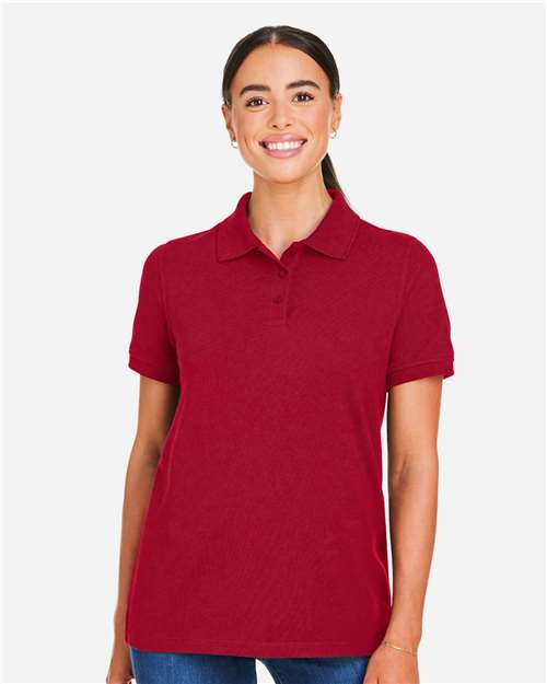 Women's Valiant Cotton Snag Protect Polo - Red