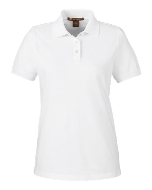 Women's Valiant Cotton Snag Protect Polo - White