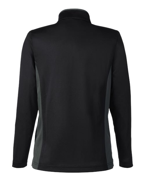Women's Flash Snag Protection Plus IL Colorblock Quarter-Zip Pullover - Black/ Dark Charcoal
