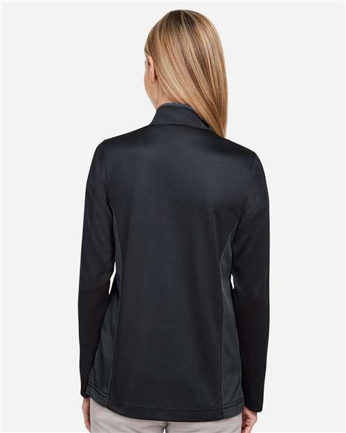 Women's Flash Snag Protection Plus IL Colorblock Quarter-Zip Pullover - Black/ Dark Charcoal