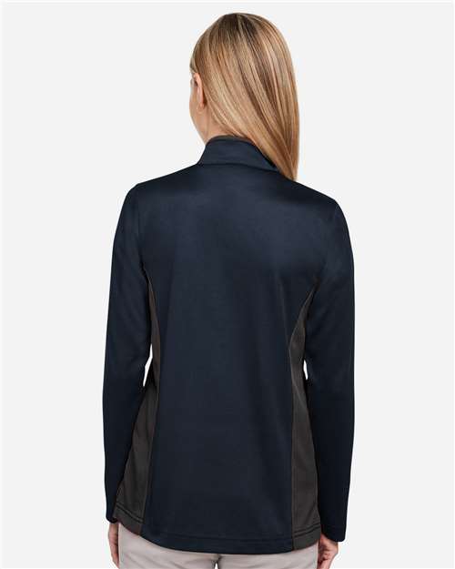Women's Flash Snag Protection Plus IL Colorblock Quarter-Zip Pullover - Dark Navy/ Dark Charcoal