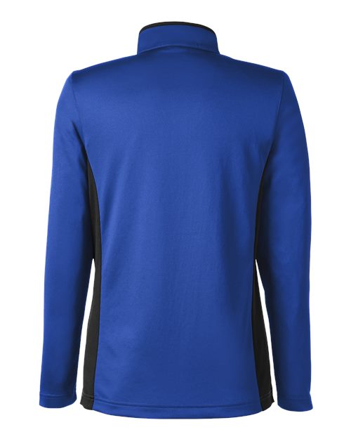 Women's Flash Snag Protection Plus IL Colorblock Quarter-Zip Pullover - True Royal/ Black