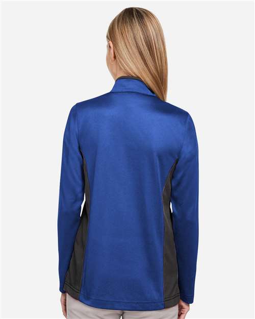 Women's Flash Snag Protection Plus IL Colorblock Quarter-Zip Pullover - True Royal/ Black
