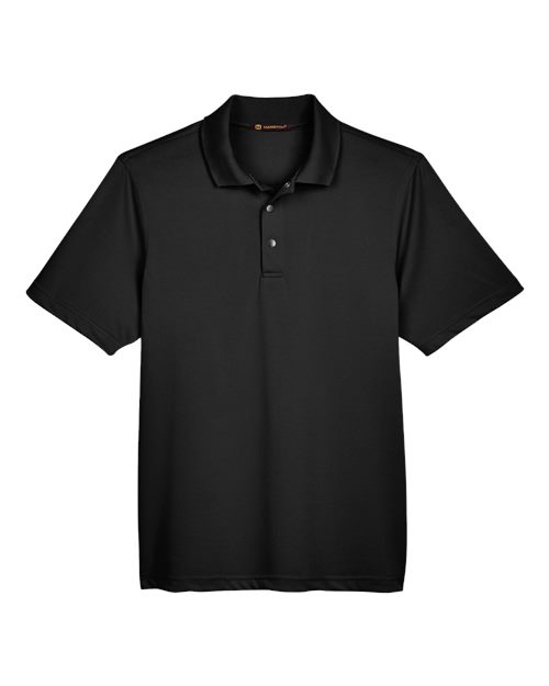 Men's Advantage Snag Protection Plus IL Snap Placket Polo - Black