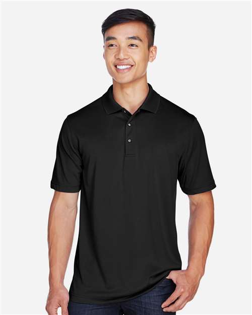 Men's Advantage Snag Protection Plus IL Snap Placket Polo - Black