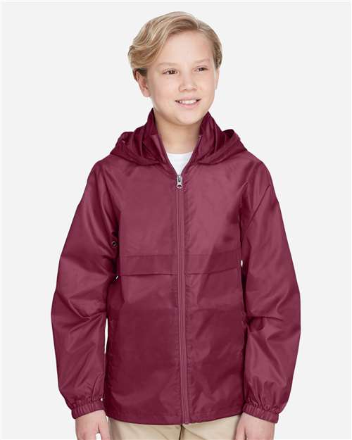 Youth Zone Protect Lightweight Jacket - Sport Maroon