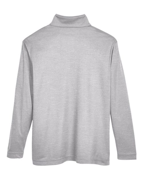 Youth Zone Sonic Heather Performance Quarter-Zip Pullover - Athletic Heather