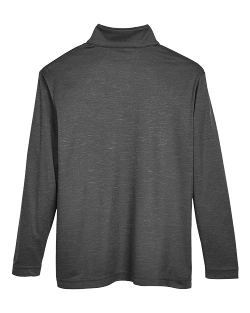 Youth Zone Sonic Heather Performance Quarter-Zip Pullover - Black Heather
