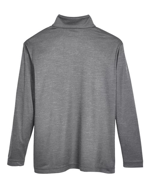 Youth Zone Sonic Heather Performance Quarter-Zip Pullover - Dark Grey Heather
