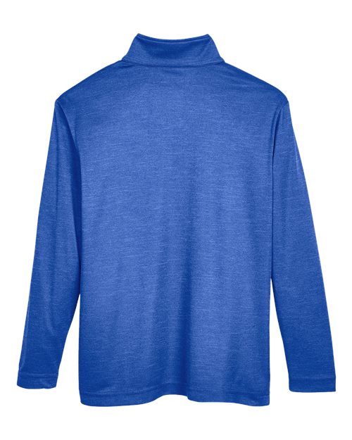 Youth Zone Sonic Heather Performance Quarter-Zip Pullover - Sport Royal Heather