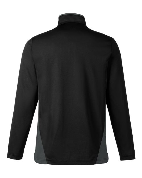Men's Flash Snag Protection Plus IL Colorblock Quarter-Zip Pullover - Black/ Dark Charcoal