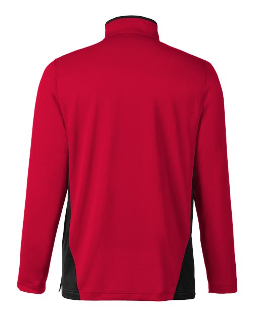 Men's Flash Snag Protection Plus IL Colorblock Quarter-Zip Pullover - Red/ Black