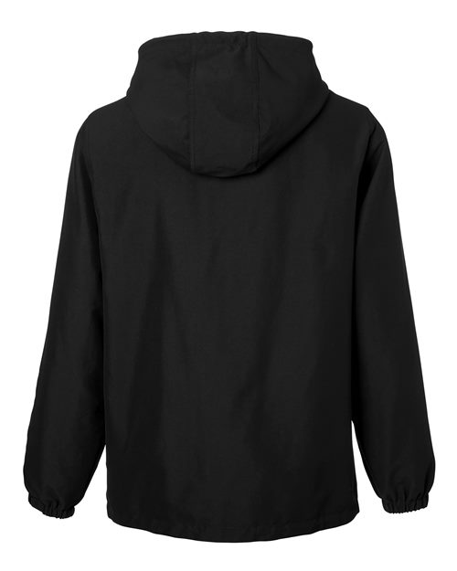 Unisex Flex Twill Hooded Jacket - Black