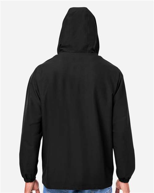 Unisex Flex Twill Hooded Jacket - Black