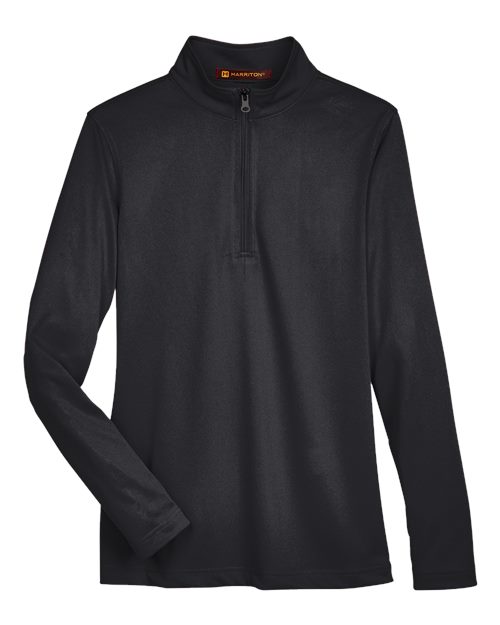 Women's Advantage Snag Protection Plus Quarter-Zip Pullover - Black