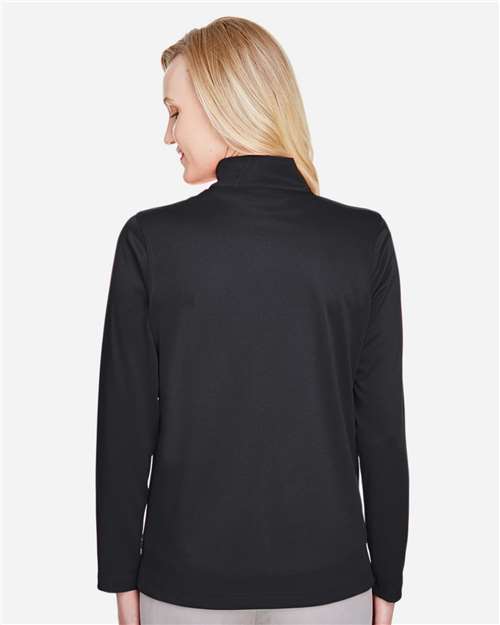 Women's Advantage Snag Protection Plus Quarter-Zip Pullover - Black