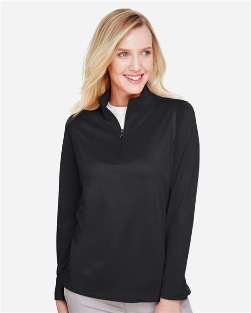 Women's Advantage Snag Protection Plus Quarter-Zip Pullover - Black