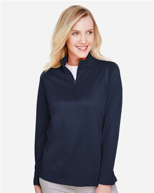 Women's Advantage Snag Protection Plus Quarter-Zip Pullover - Dark Navy