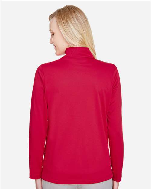 Women's Advantage Snag Protection Plus Quarter-Zip Pullover - Red