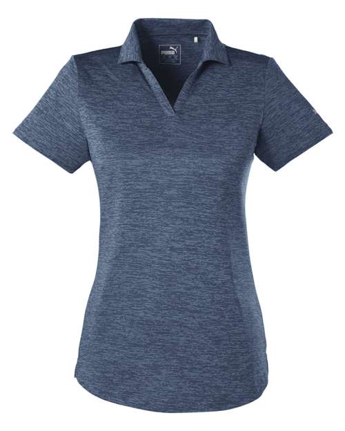 Women's Icon Heather Polo - Peacoat