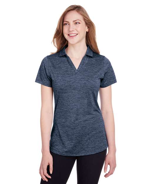 Women's Icon Heather Polo - Peacoat