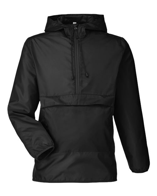 Unisex Zone Protect Packable Anorak Jacket - Black