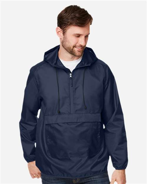Unisex Zone Protect Packable Anorak Jacket - Sport Dark Navy