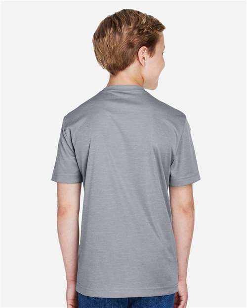 Youth Sonic Heather Performance T-Shirt - Athletic Heather
