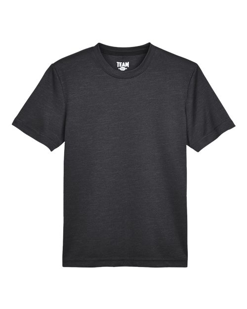 Youth Sonic Heather Performance T-Shirt - Black Heather