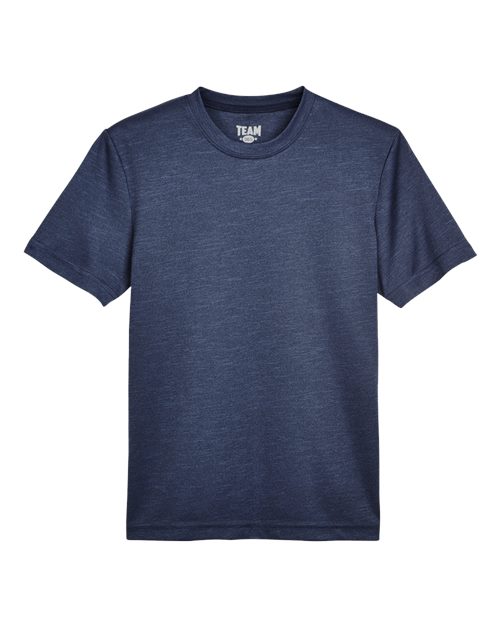 Youth Sonic Heather Performance T-Shirt - Sport Dark Navy Heather