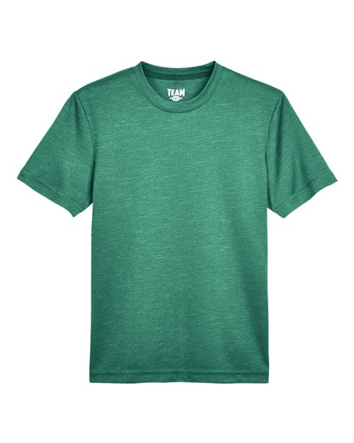 Youth Sonic Heather Performance T-Shirt - Sport Forest Heather
