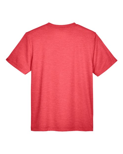 Youth Sonic Heather Performance T-Shirt - Sport Red Heather