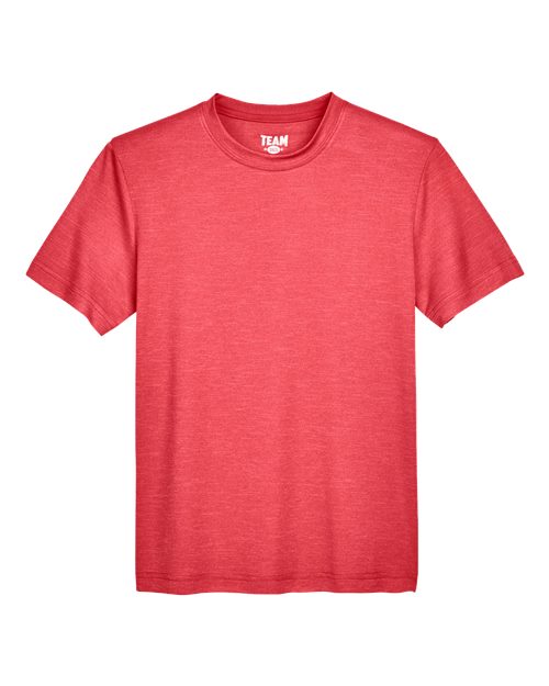 Youth Sonic Heather Performance T-Shirt - Sport Red Heather