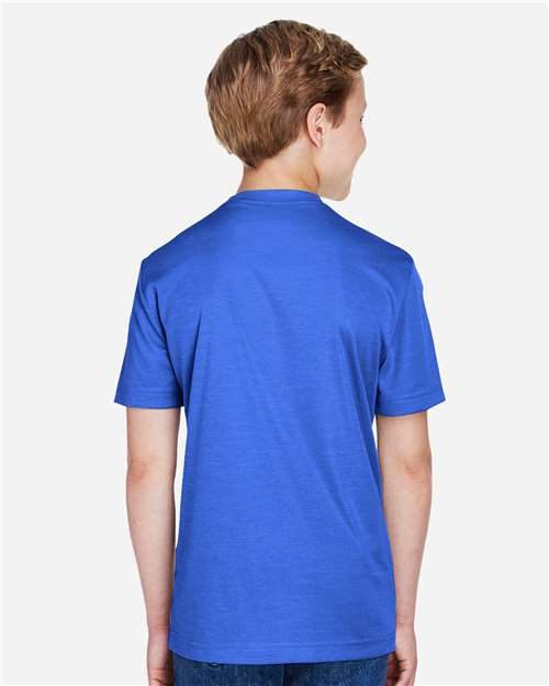 Youth Sonic Heather Performance T-Shirt - Sport Royal Heather