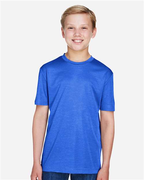 Youth Sonic Heather Performance T-Shirt - Sport Royal Heather